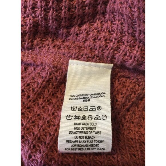 Free People Women's Moonshine V Neck Cold Shoulder Knit Sweater Pullover Small - Picture 5 of 6